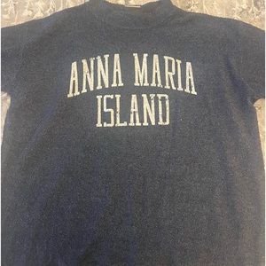 Anna Maria crew soft shirt. Long sleeved, Size small